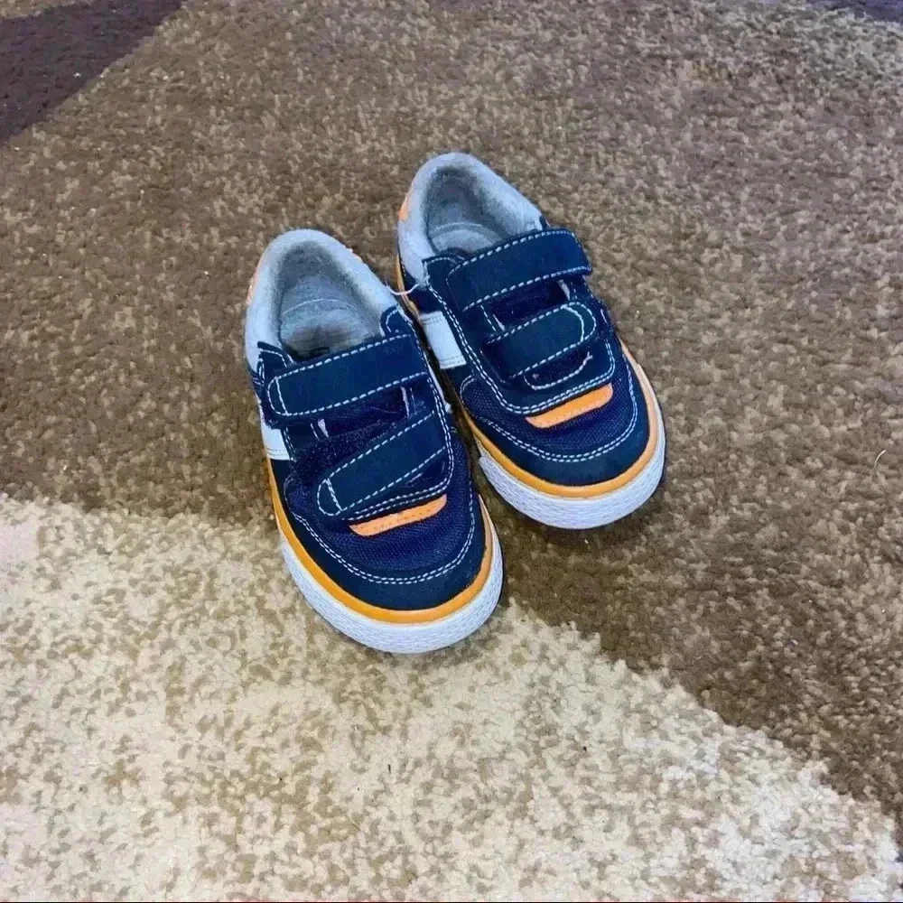 Gymboree baby shoes /pink blue white & gray